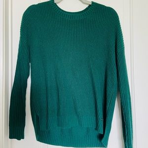 Hollister green knitwear